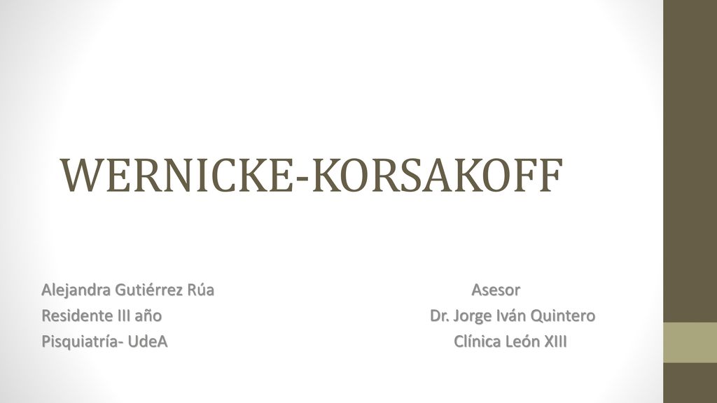 síndrome de wernicke-korsakoff etiología de la diabetes